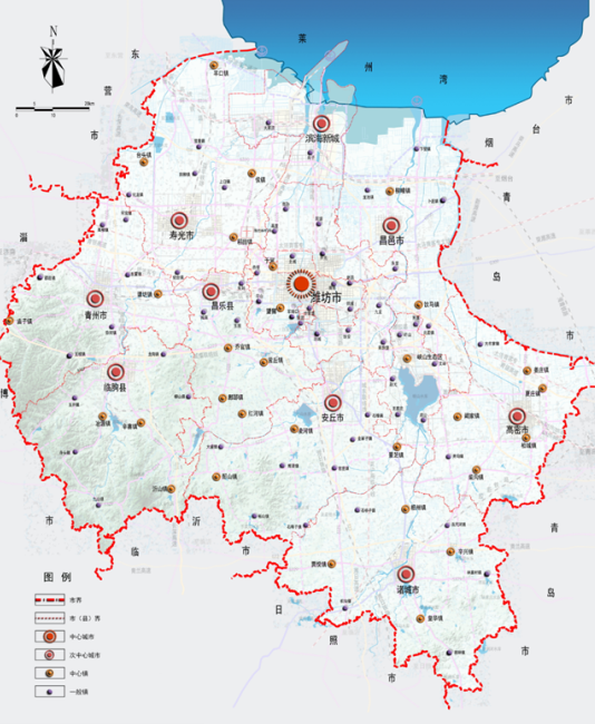 潍坊城市总体规划(2011-2020年)
