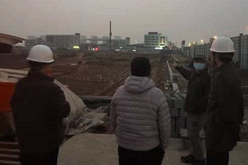 市规划院到临朐监理项目工地踏勘调研