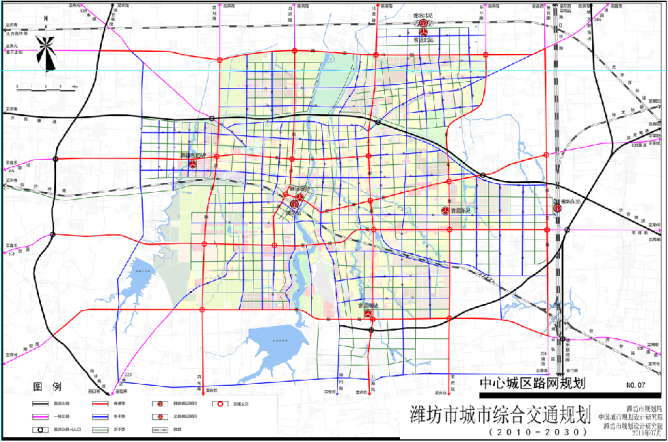 潍坊市轻轨规划高清图图片